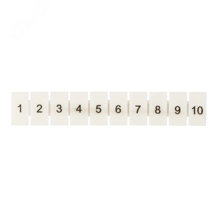 Маркеры для JXB-ST 2,5 с нумерацией 1-10 (100 шт.) PROxima zb-st-2.5-1-10