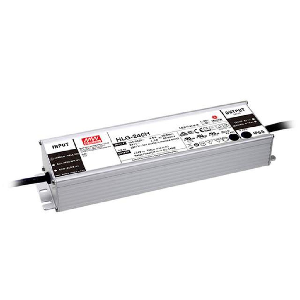 HLG-240H-24 - AC/DC драйвер электропитания светодиодов, 240 Вт