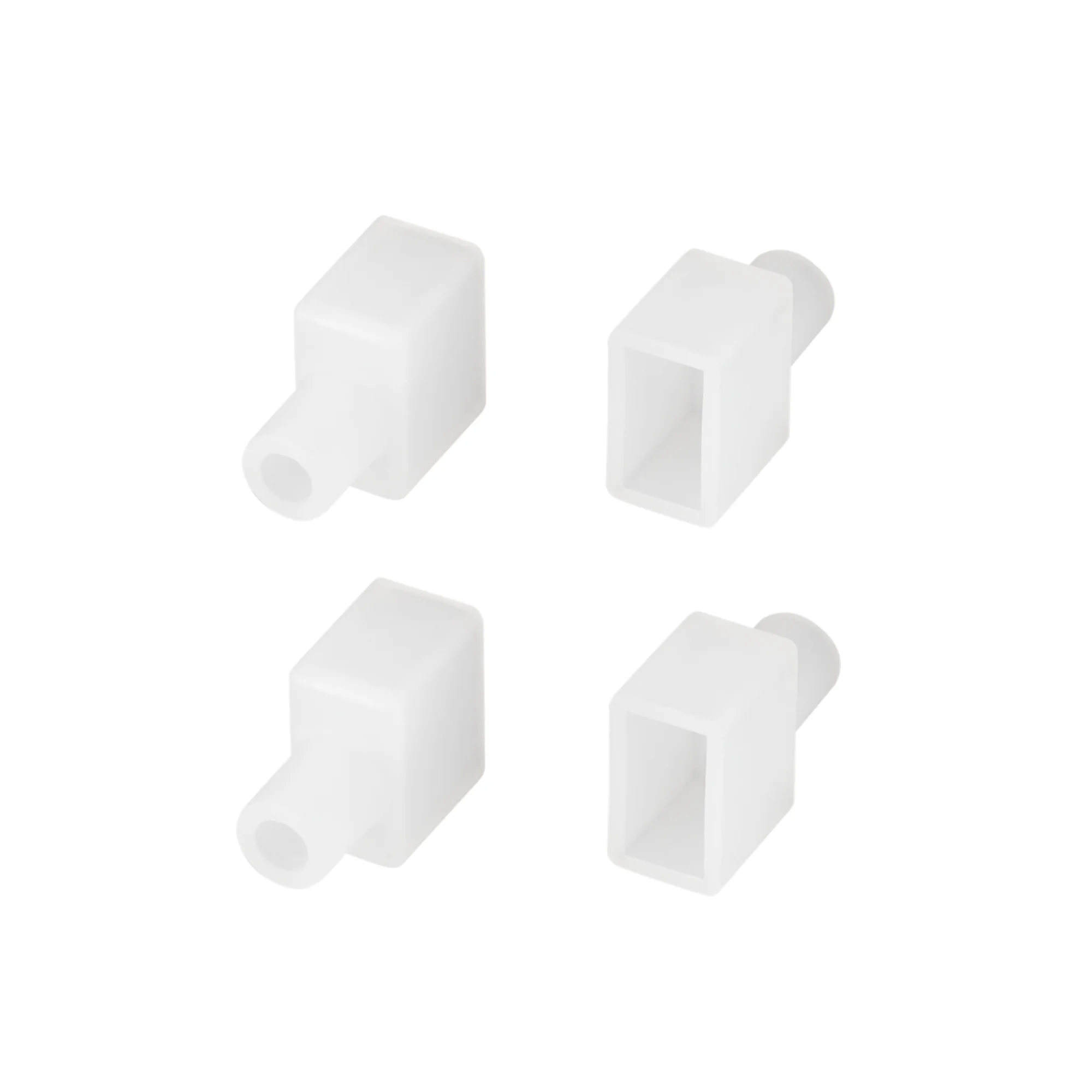 Заглушка WPH-FLEX-0612-SIDE WHITE с отверстием 040834 - Заглушка с отверстием для силиконового профиля WPH-FLEX-0612-SIDE. Материал - силикон. В комплекте 4 заглушки.