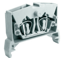 Клемма MINI UJ5-2.5W/2X2 - Мини клемма, 4 точки подключения в клемме, тип фиксации провода: пружинный, номинальное сечение: 2,5 мм кв., 24A, 800V, ширина: 7,5 мм, цвет: серый, тип монтажа: DIN 35