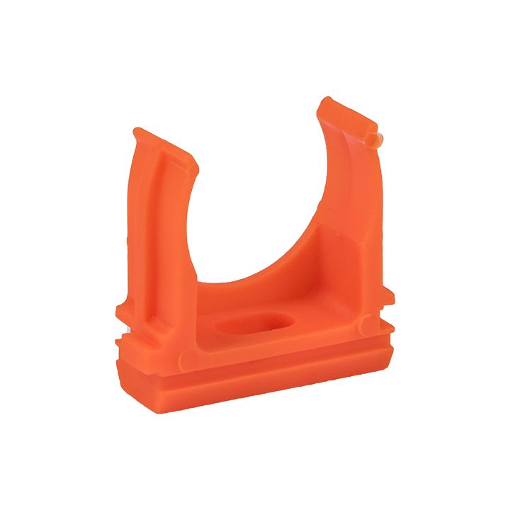 Крепеж-клипса d25 мм (10 шт) оранжевая Plast derj-z-25o