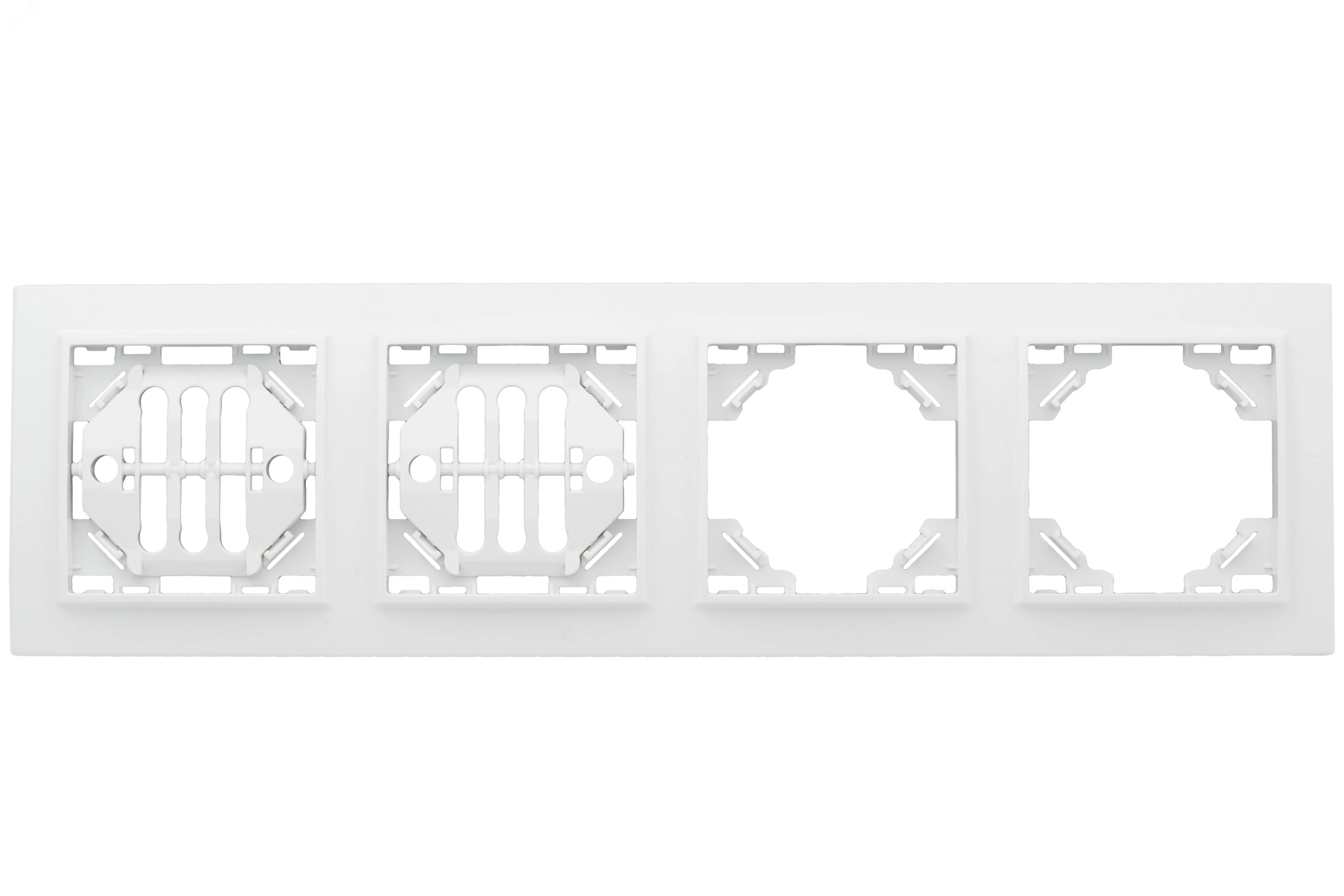 Рамка 4-м Минск горизонтальная бел. Basic ERM-G-304-10