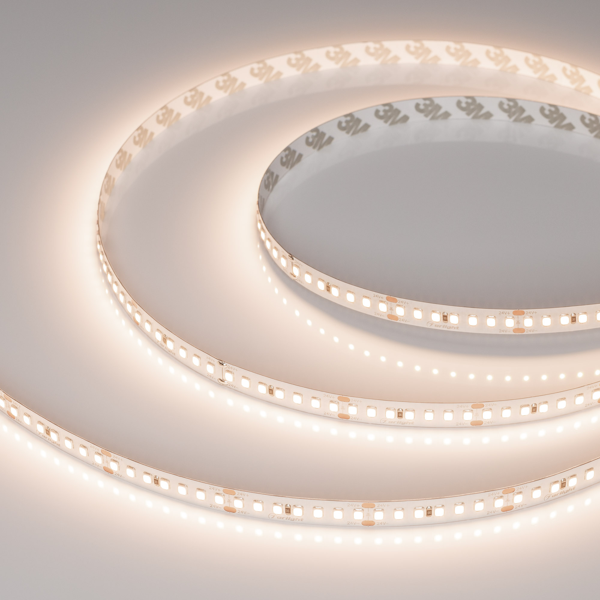 Лента UL-A168-10mm 24V Warm3500 (17 W/m, IP20, 5m) 042325 - Светодиодная лента UL-A168, открытая. Светодиоды 2835, 168 шт/м (840 шт на 5 м), белая плата, ширина 10 мм, скотч 3M. Цвет ТЁПЛЫЙ 3500 K, цветопередача CRI>90, угол 120°. Питание 24V, мощность 17