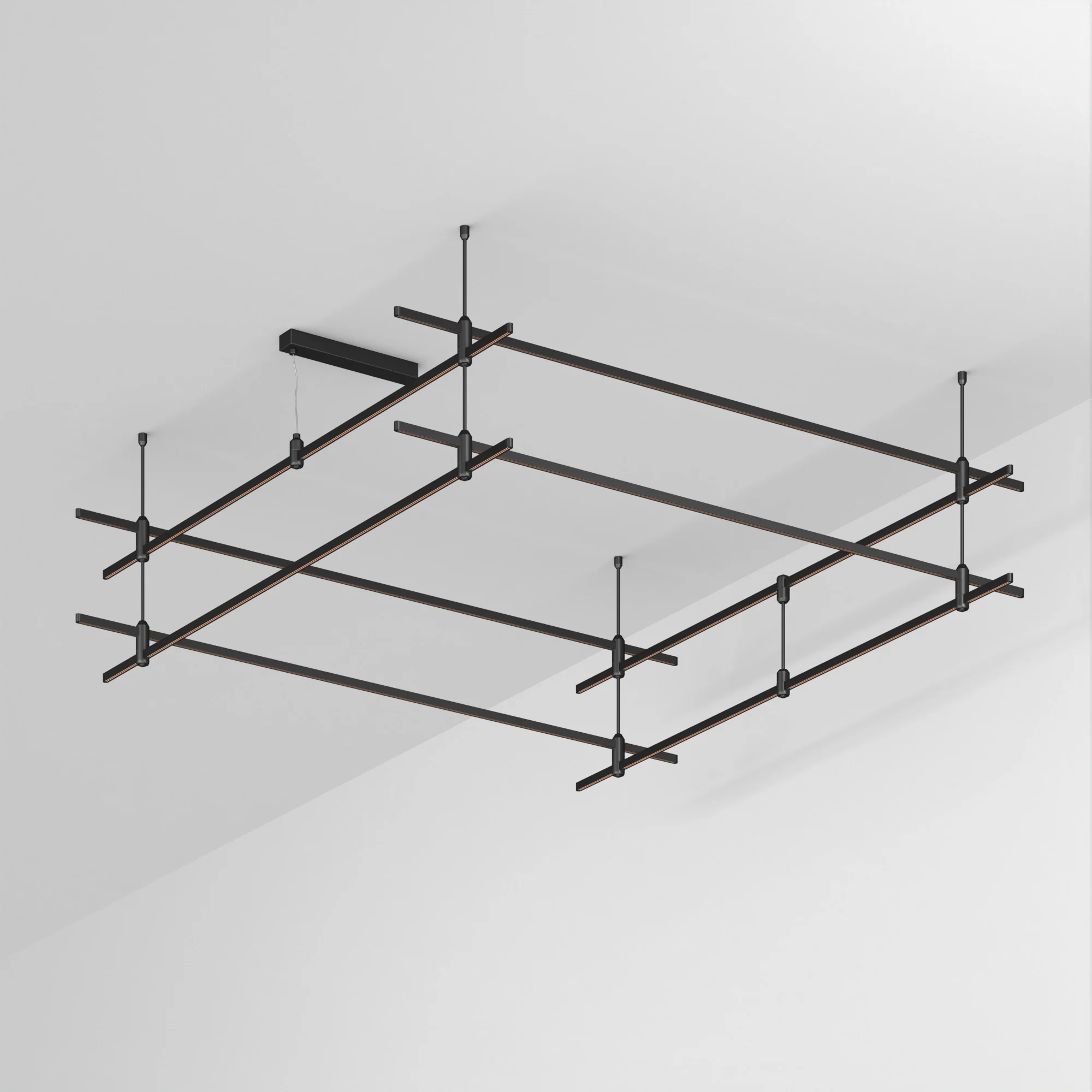 Трек ART-APRIORI-QUADRAT-2-ROD-400-2000x2000 (BK) (Arlight, IP20 Металл, 3 года) 048550