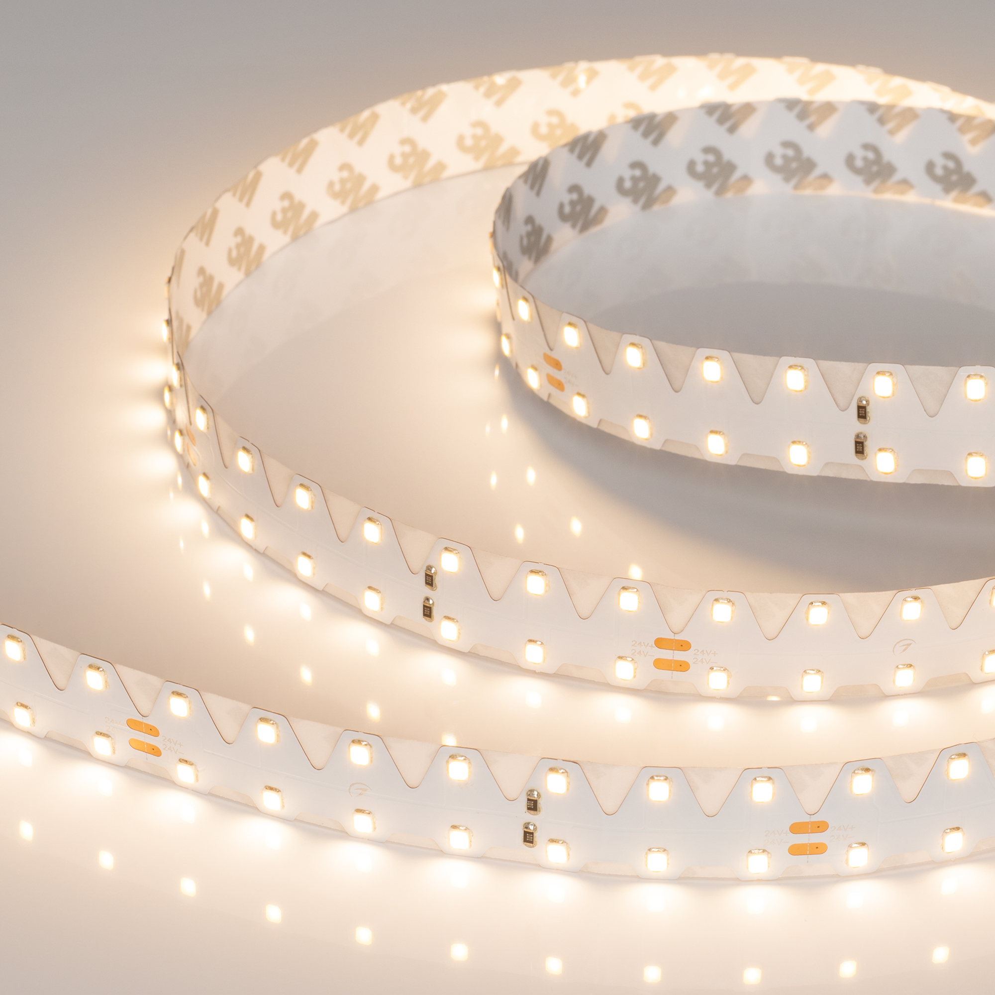 Лента TWIST-A140-20mm 24V Warm2700 (20.6W/m, IP20, 2835, 5m) 033891(1) - Светодиодная широкая лента повышенной прочности TWIST, A140, открытая. Светодиоды 2835, 140 шт/м (700 шт на 5м), белая плата, ширина 20 мм, скотч 3M. Цвет ТЕПЛЫЙ 3000 K, цветопередач