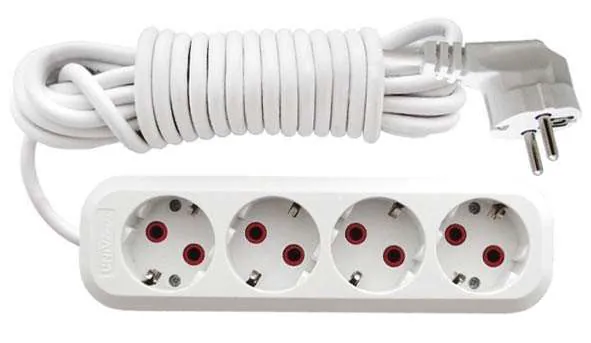 Удлинитель 4х3м с заземл. 10А IP20 У10-555 ПВС 3х0.75 555-03