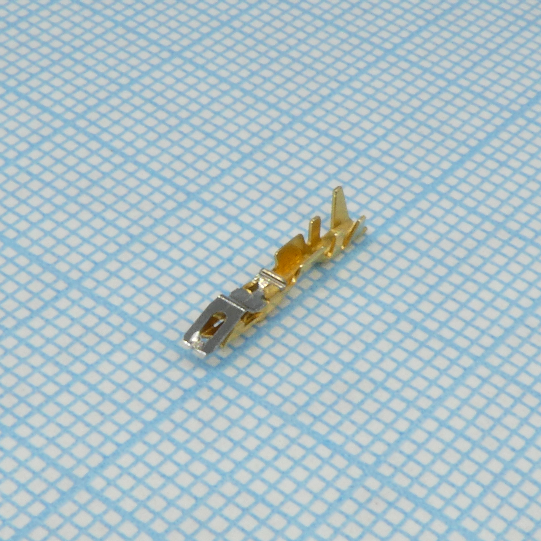 87165-1 - Контакт, Серия AMPMODU, Штырь, Обжим, 22 AWG, Контакты с Покрытием
