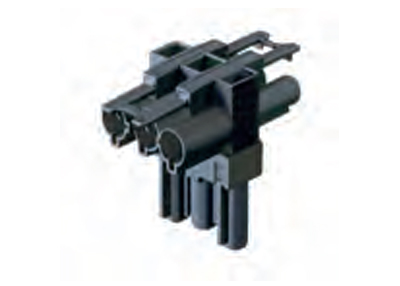 GESIS GST 18i3V 2P1 T V SW - Распределительное устройство, 1 вход / 2 выхода, тип: T, 3 полюса, серия gesis GST18i3, номинальное напряжение: 250V, номинальный ток: 20А, цвет: черный