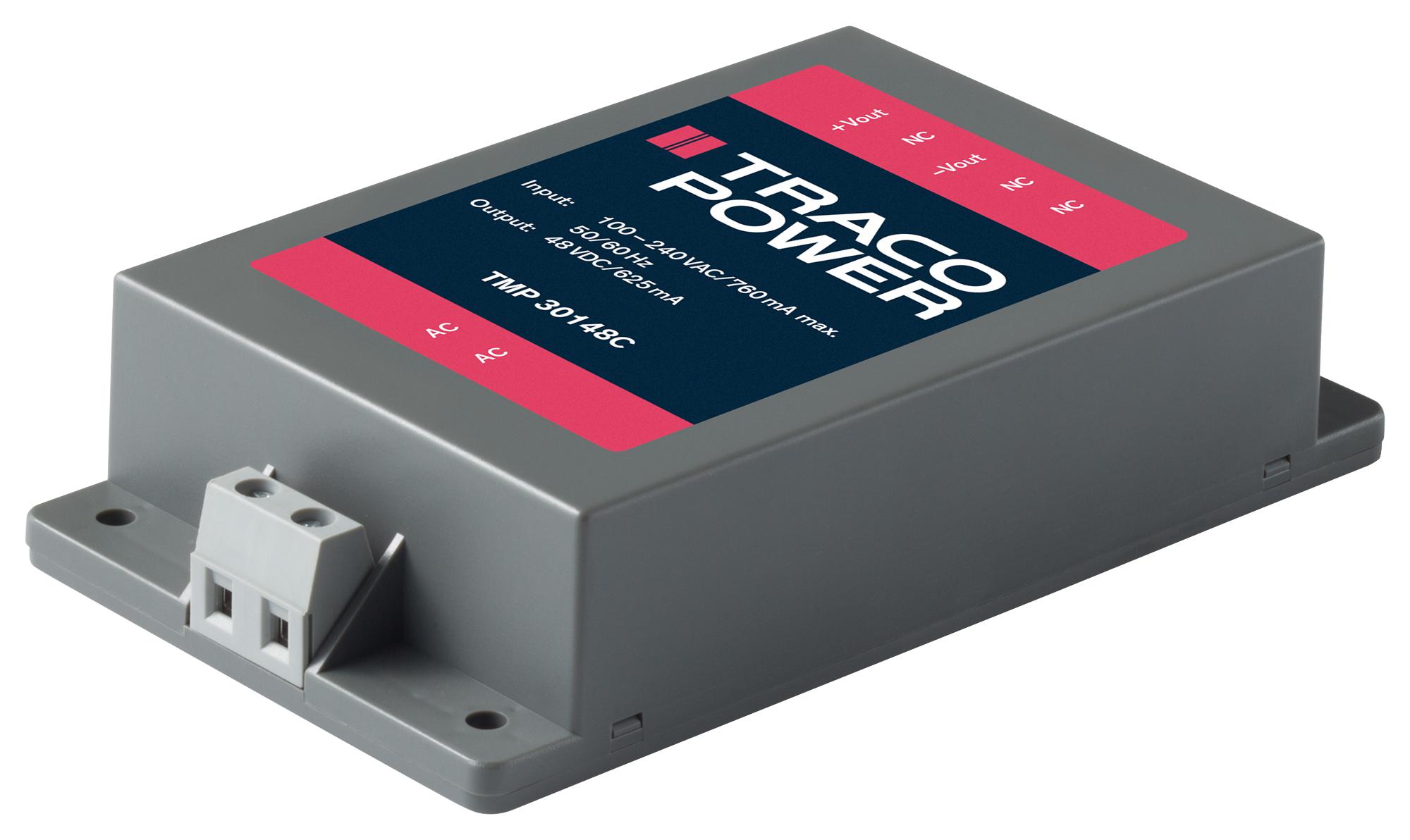 TMP 30515C - Преобразователь AC/DC строенный выход 5В/15В/-15В 3A/0.5A/0.5A 30Вт 7-выводов