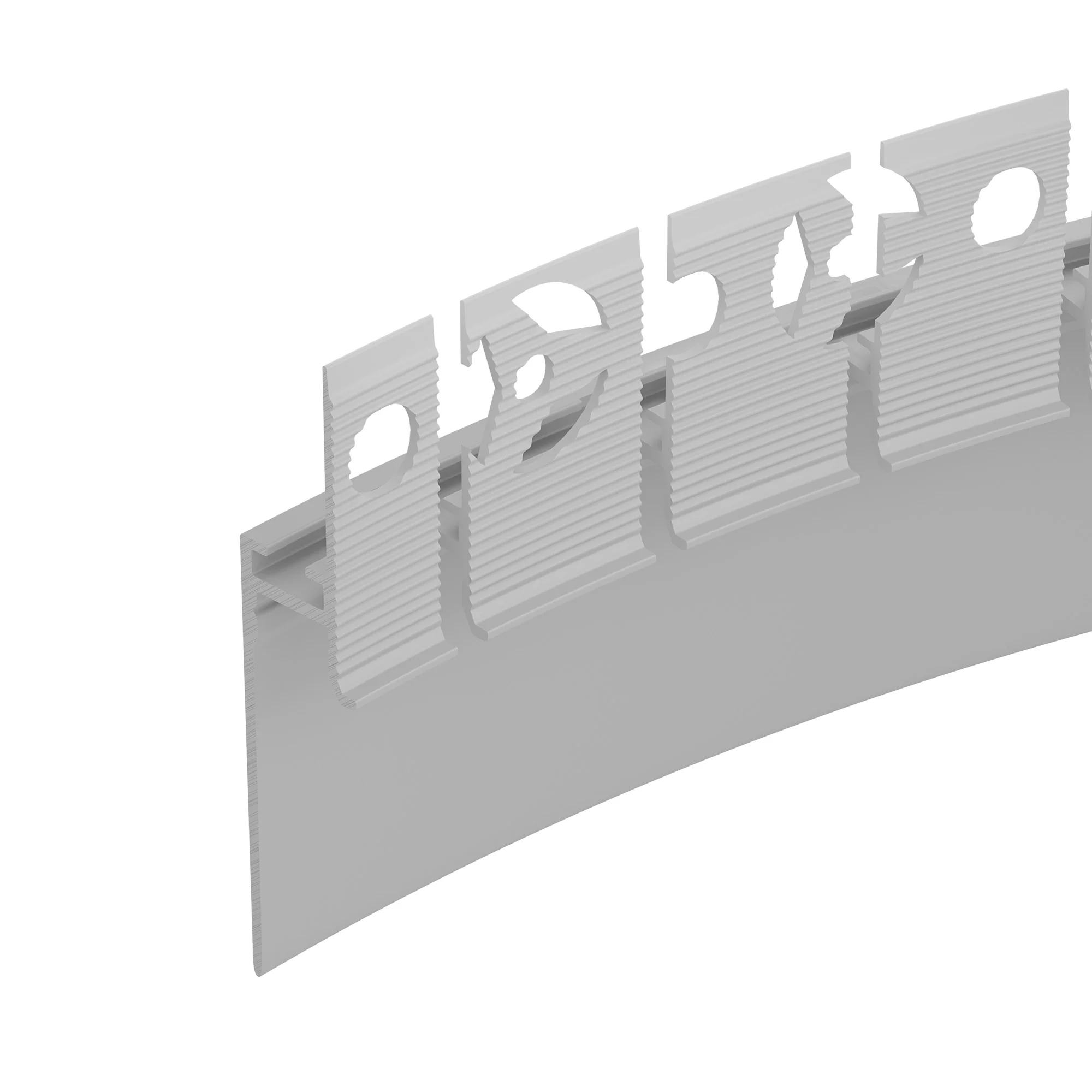 Профиль PLINTUS-FANTOM-BENT-H35-SIDE-2000 WHITE 043675 - Алюминиевый встраиваемый гибкий профиль для светодиодных лент и линеек. Изгиб вправо/влево. Цвет - белый RAL9003 (порошковая окраска). Габаритные размеры (LхWхH): 2000x13x66,9 мм. Ширина площадки дл