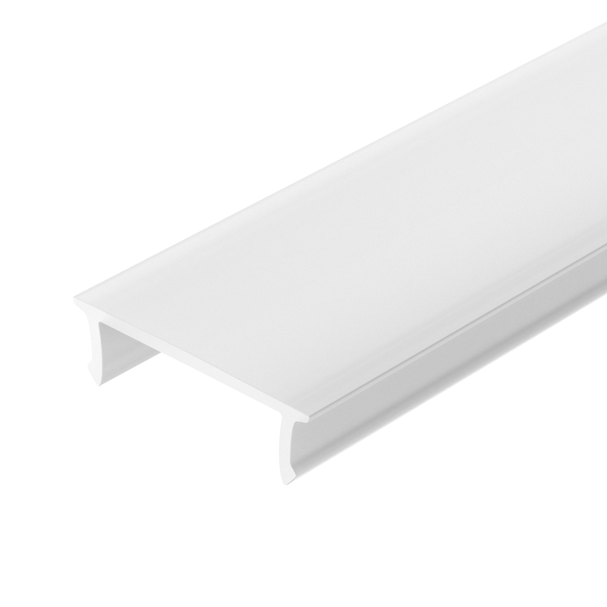 Экран SL-W15-2500 OPAL 020482 - Нестандарт 2.5м. Матовый экран (63%) к профилю SL-SLIM-H13(-F). Длина 2500мм. Цена за 1м.