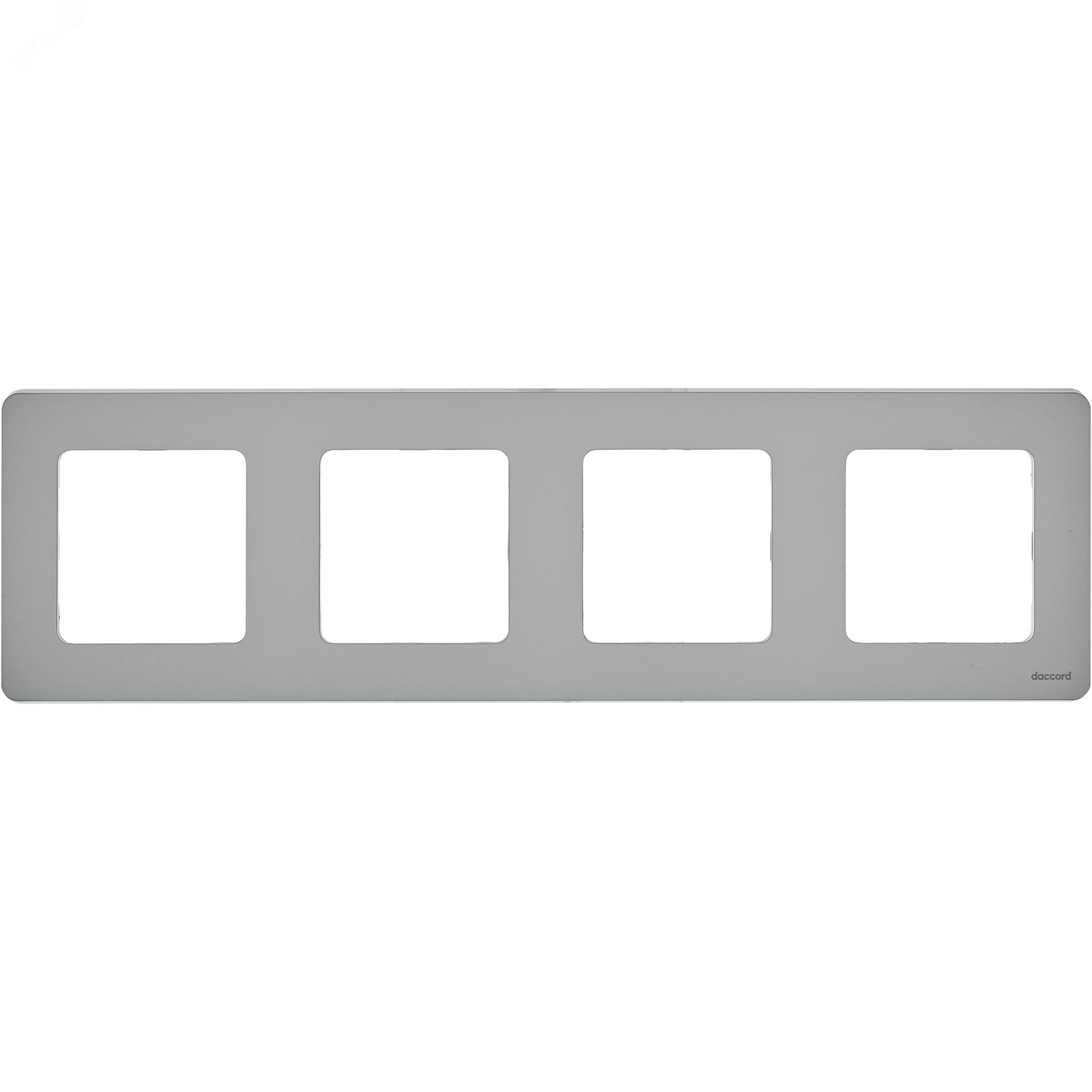 Рамка 4-м Inspiria алюм. Leg 673962