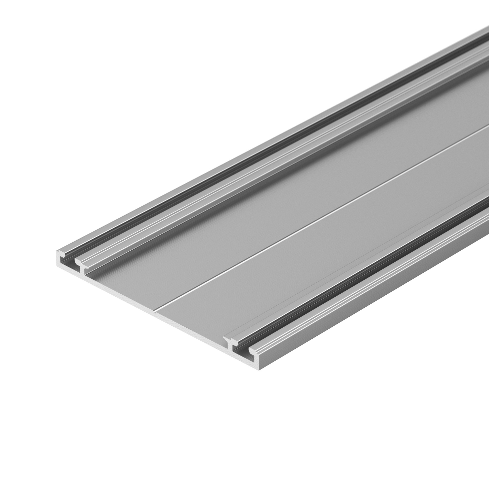 Профиль-держатель PHS-3X-BASE-H4.3-2000 ANOD 019869 - Алюминиевый анодированный профиль-основание для установки профиля PHS-3X-2000 на клипсы TEK-PLS-CLIP (016389). Внутренний паз 5 мм для скрытой проводки. Габаритные размеры (LхWхH): 2000x60,4x4,3 мм.