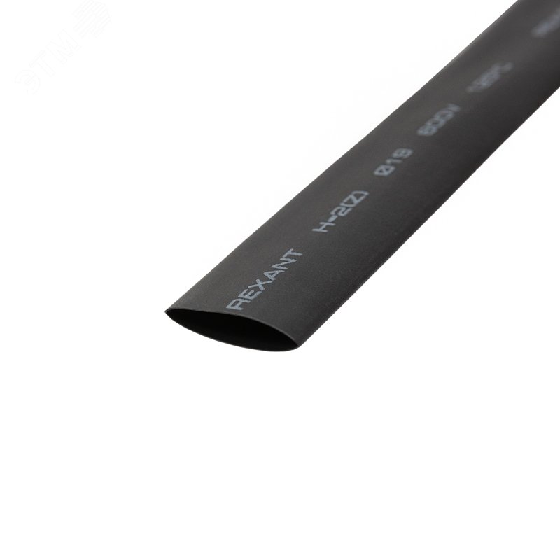 Трубка термоусадочная ТУТ нг 19,0/9,5 черная - 1м, не поддерживает горение