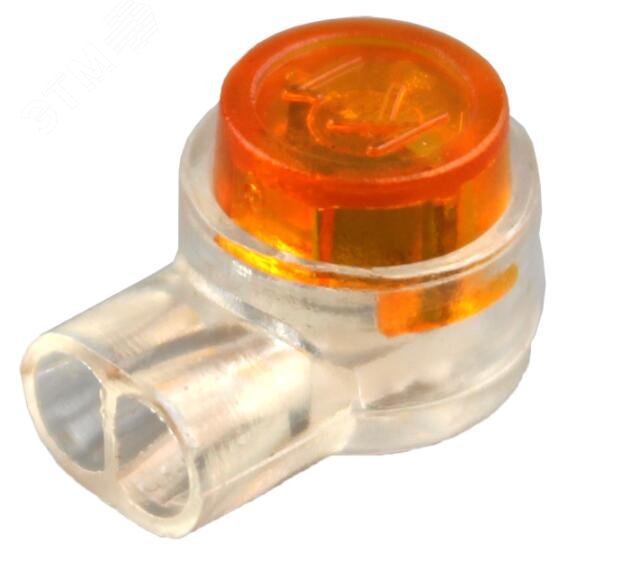 Соединитель изолированный К-1, для жил (d=0,4-0,7мм), D=1,52мм 07-5401