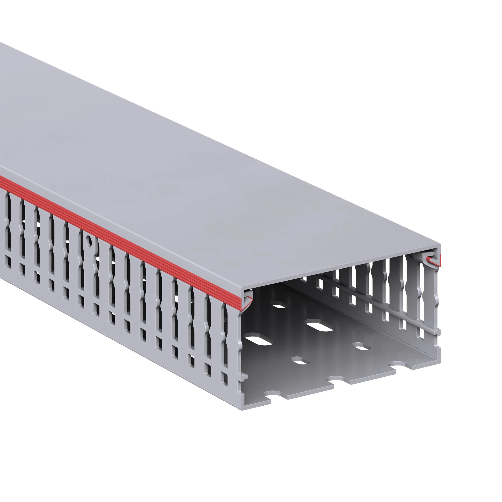 Короб перфорированный RL6 80x40 серый QUADRO