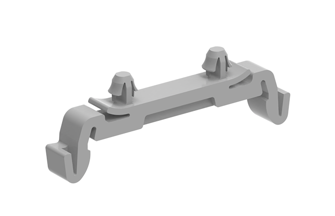 Переходник на рейку 450017 - Переходник на монтажную рейку, совместим с модулями реле, цвет: серый