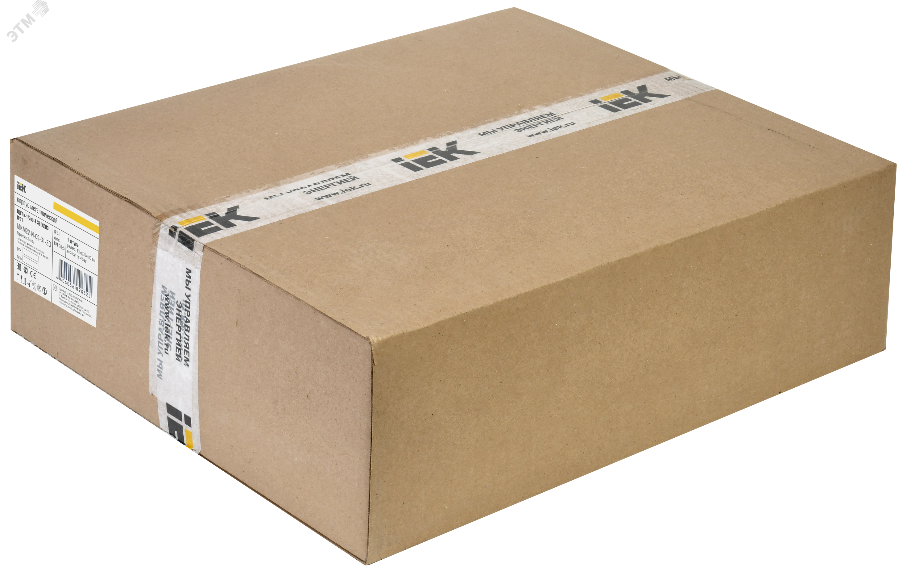 Корпус металлический ЩУРн-1/9 (470х260х145мм) IP31 TITAN MKM22-N-09-31-ZO