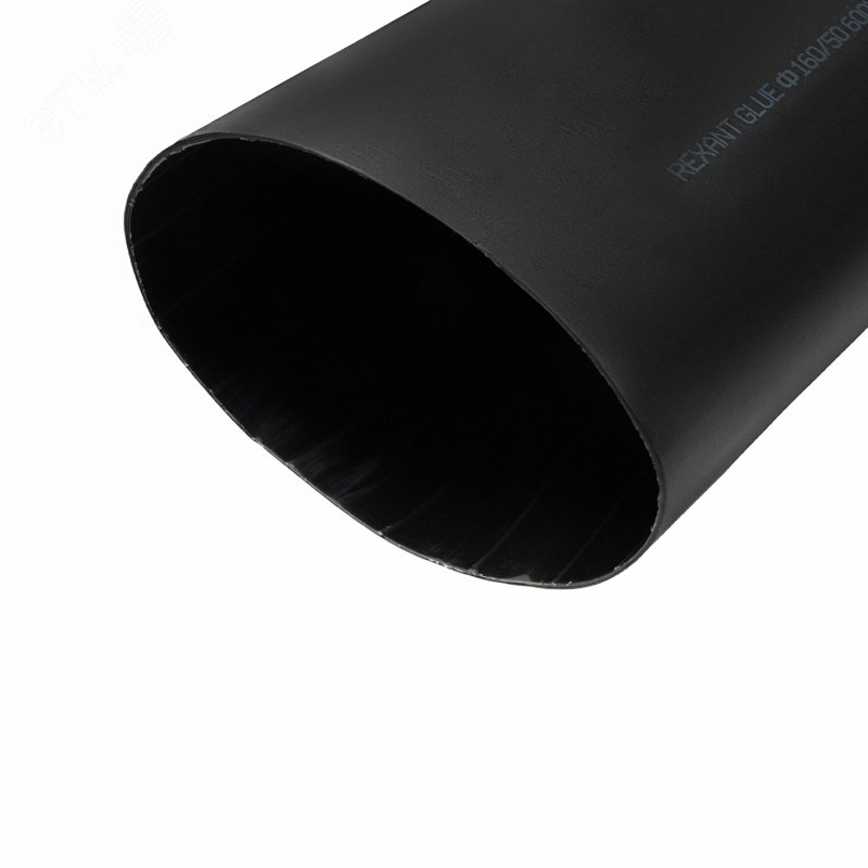 Трубка термоусадочная тонкостен. 160.0/50.0 с клеем (3:1) 1м черн. 26-0160