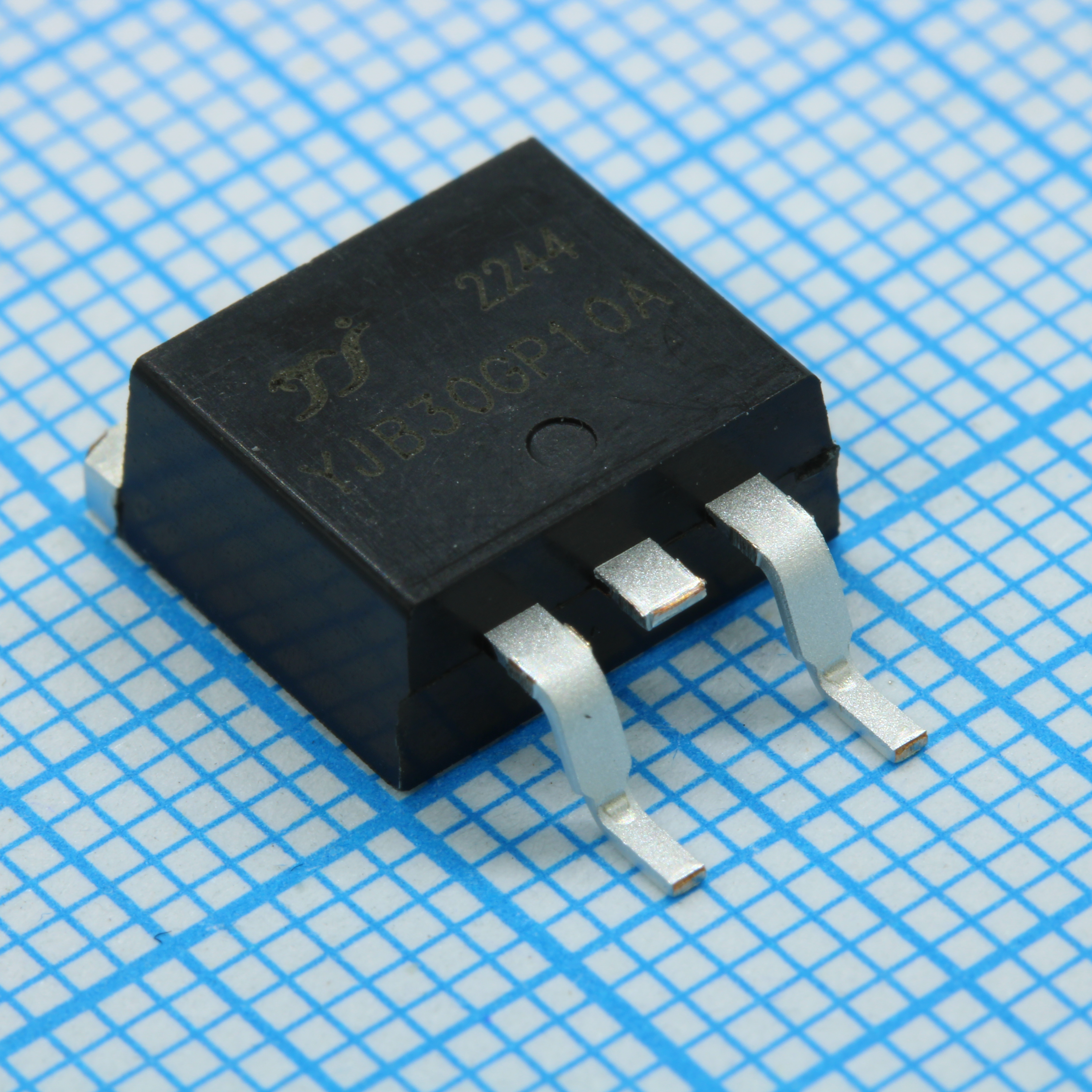 YJB30GP10A - Транзистор полевой MOSFET P-канальный 100В 30A TO-263