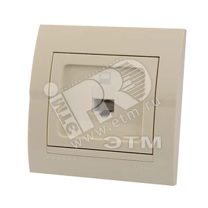 DERIY Розетка RJ45 крем