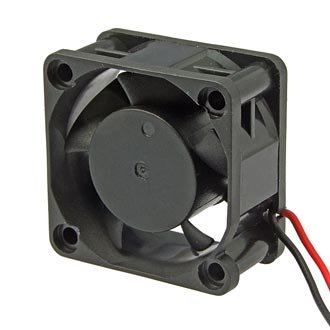 RQD 4020MS 24VDC - Вентилятор 24В 40x40х20мм, 6200 об/мин., 13.3м3/час, 25дБ, подшипник скольжения, тип вывода - провод