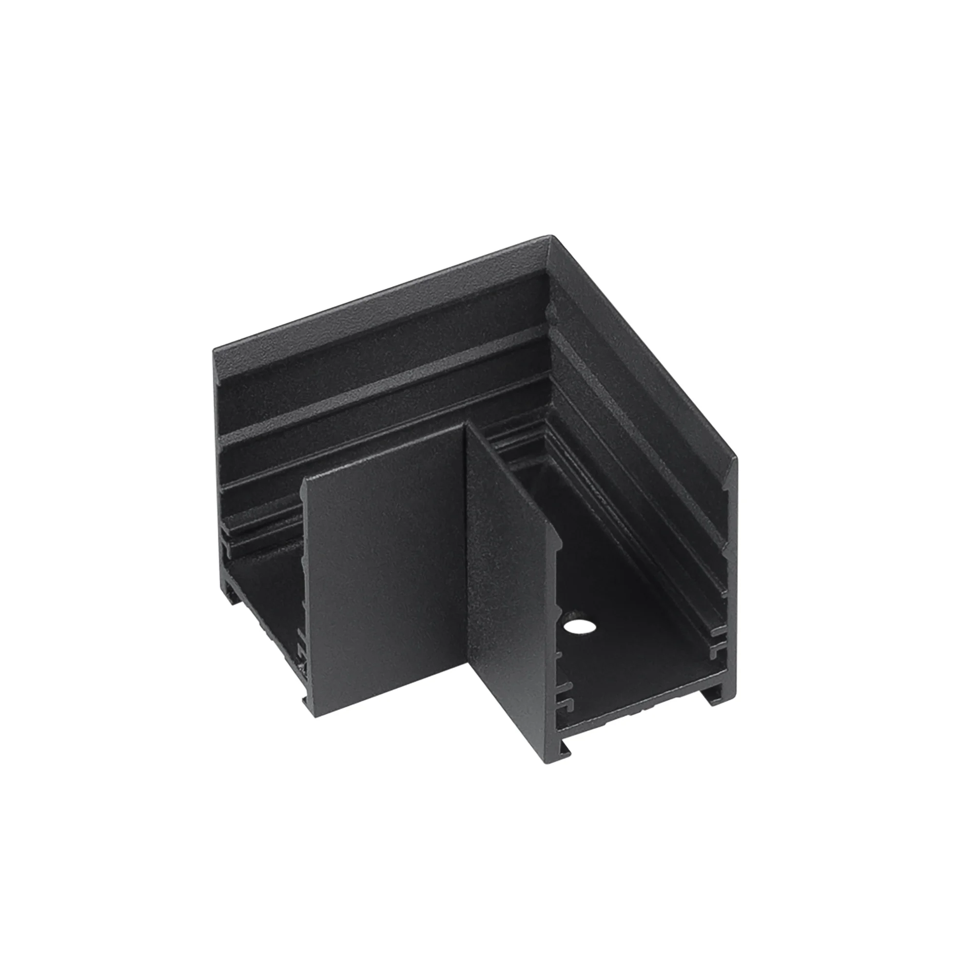 Коннектор угловой MAG-CON-MINI-2538-L90 (BK) 046821 - Угловой прямой коннектор для накладного трека MAG-TRACK-2538. Материал алюминий, цвет черный. Не содержит токопроводящих жил. Размеры 60x60x25x38 мм. Аксессуары для соединения с треком приобретаются от