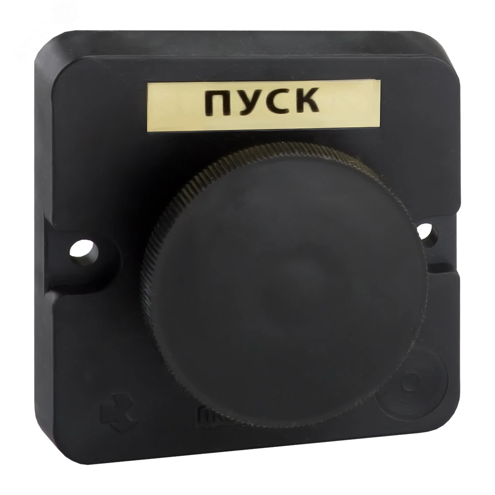 Пост кнопочный ПКЕ 122-1-У2-IP54 (черный гриб) 150739