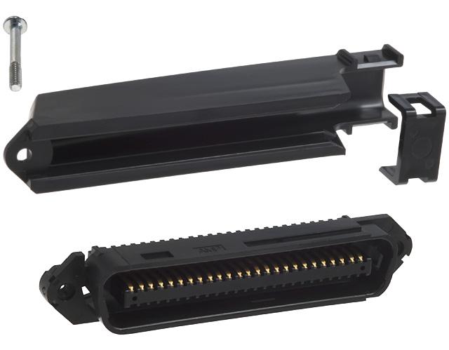 5229912-1 - Разъем IDT 50 контактов шаг 2.16мм угловой монтаж на кабль 50 терминалов 1 порт