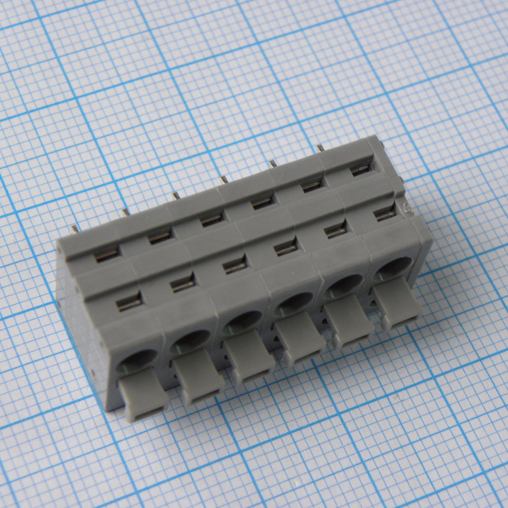 DG211V-5.0-06P-11-00A(H) - Нажимной безвинтовой клеммный блок