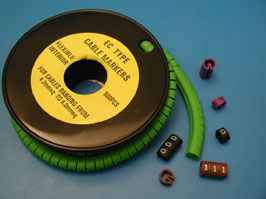 EC-2-5 - Маркер цифра 5 d=4,2-6,2мм, зеленый, упак.20 шт.