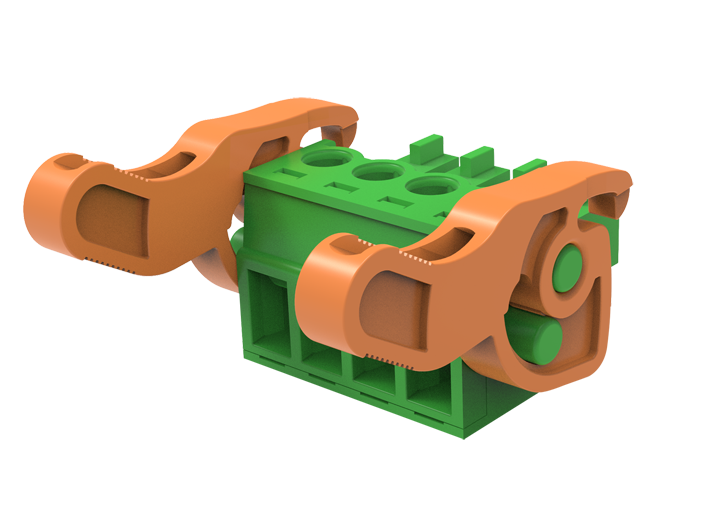 Розеточный разъем на кабель MC-RA3.5H17C-I-0001 - Розеточный разъем, прямой, на кабель, шаг: 3.5 мм, 17 полюсов, фиксация провода винтовая, исполнение: с поворотной защелкой, 160V, 8A, цвет: зеленый
