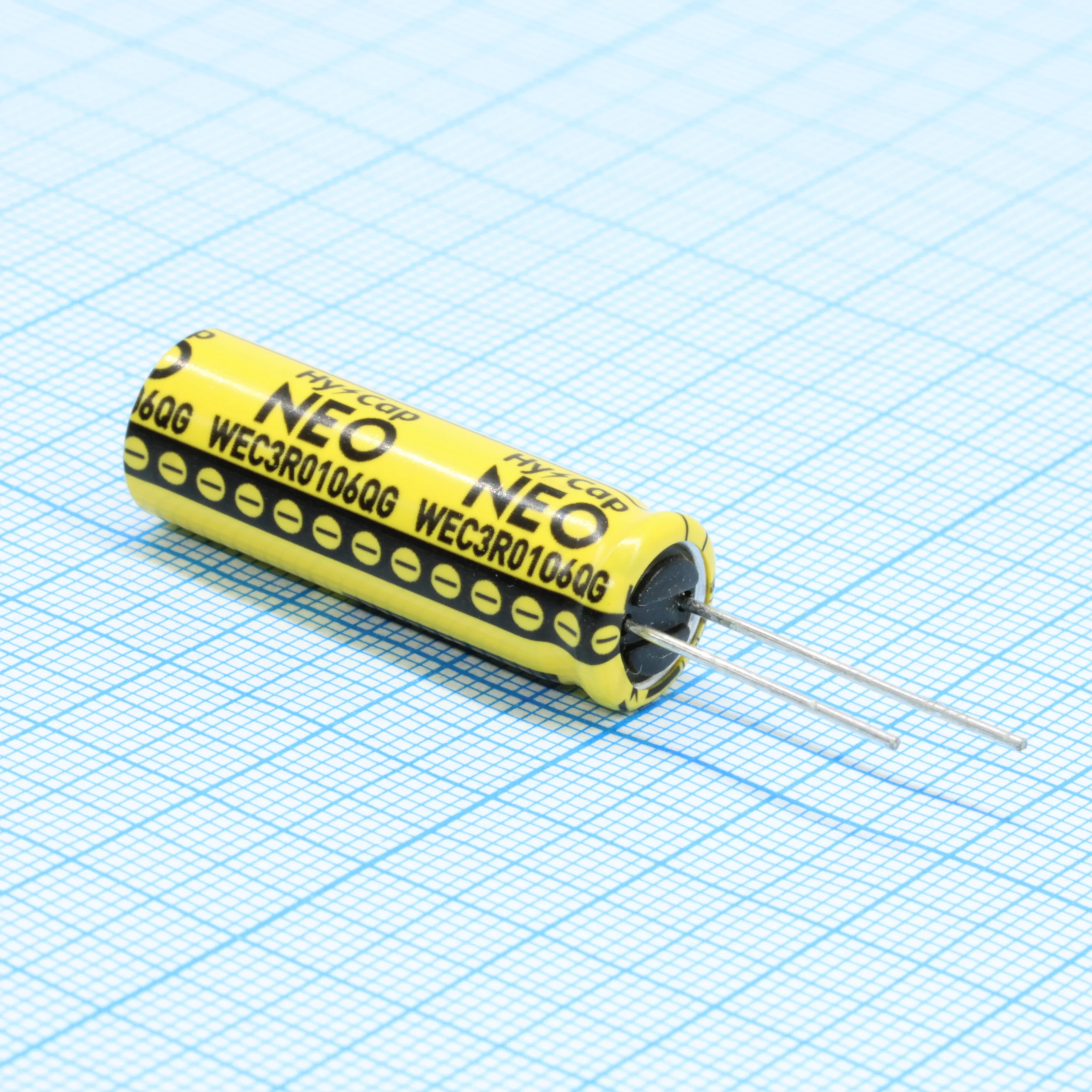 WEC3R0106QG - Ионистор 10F 10V -10% to 30% радиальные выводы 5mm 1000h 70C