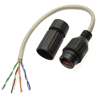 SZC-16-RJ45-3 IP68 - Разъём герметичный SZC-16-RJ45-3 ip68, 1 А