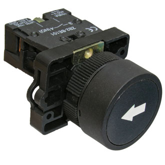 LXA2 (3SA5)-BA3351 OFF-(ON) - Кнопочный переключатель серии 3SA5 с потайным толкателем без фиксации на замыкание, NO, 240В, 3А