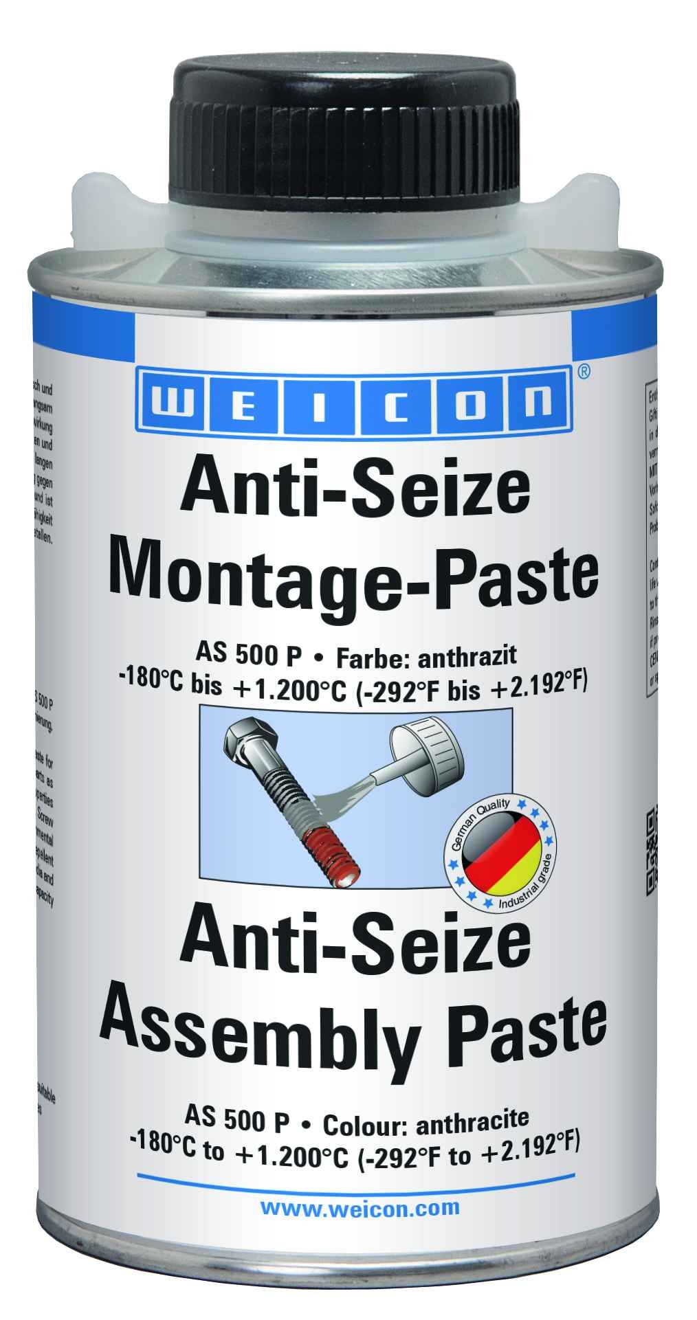 wcn26000050 - 10028921 WEICON Anti-Seize Монтажная паста (500 г) Защита от коррозии и высокопроизводительное смазывающее ср