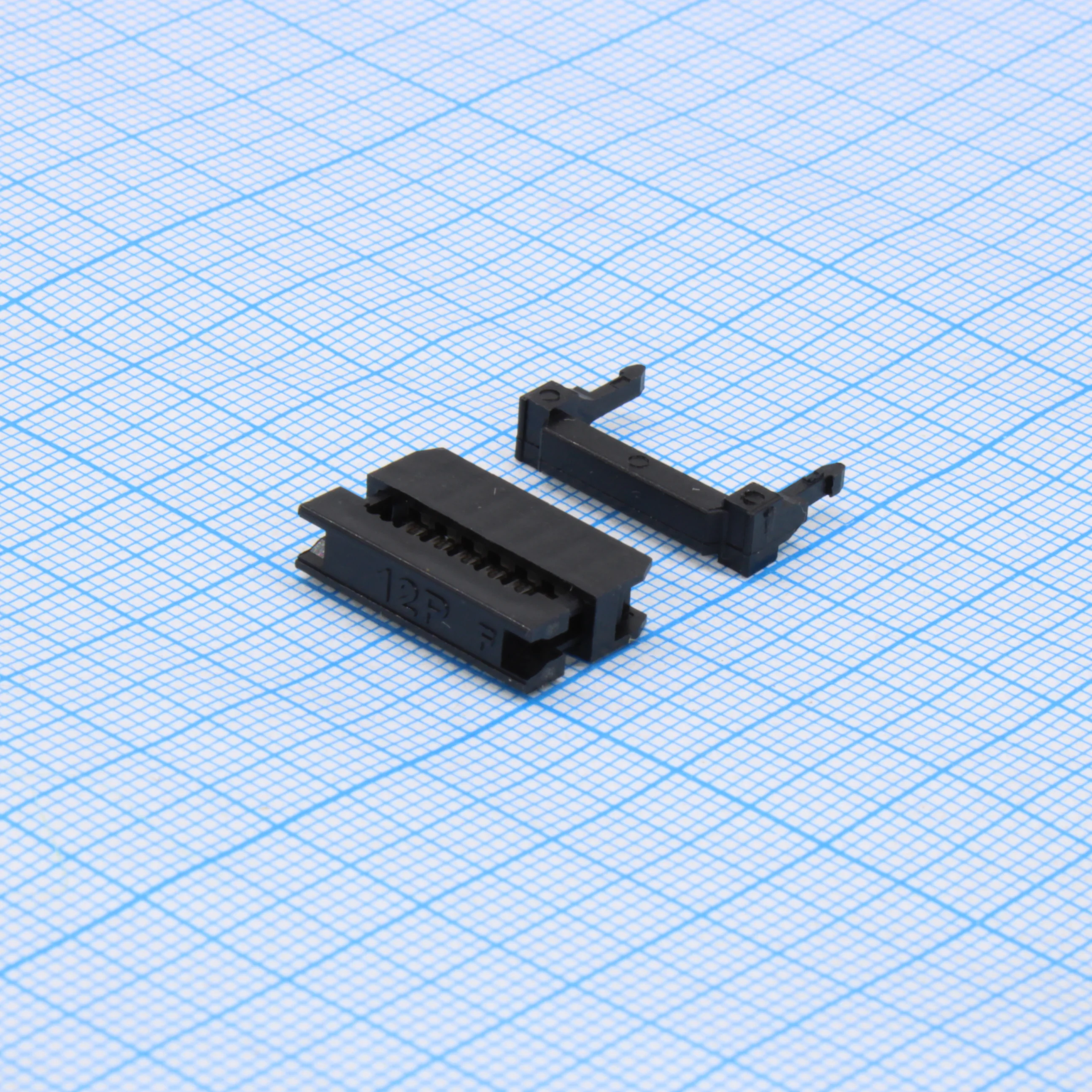 DS1017-12MA2B - IDC разъем, розетка на плоский шлейф 12pin(2x6), шаг 2.00мм