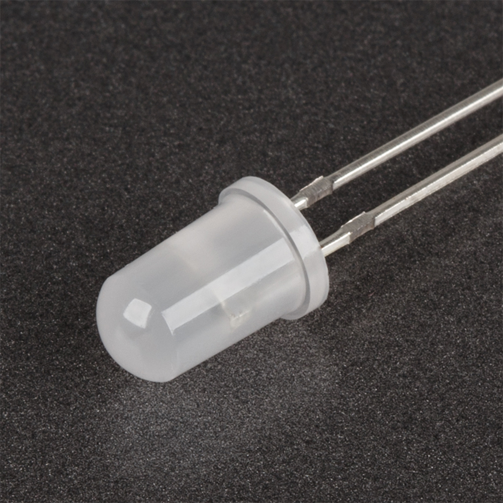 Светодиод ARL-5013RGBW-B-7color Fast 002415 - Поставка под заказ от 5000 шт. Выводной круглый светодиод, d=5 мм, матовая белая линза. Цвет свечения RGB: красный (625 нм), зеленый (525 нм), синий (470 нм), (7 комбинаций цветов), мигающий (быстрый). Угол из