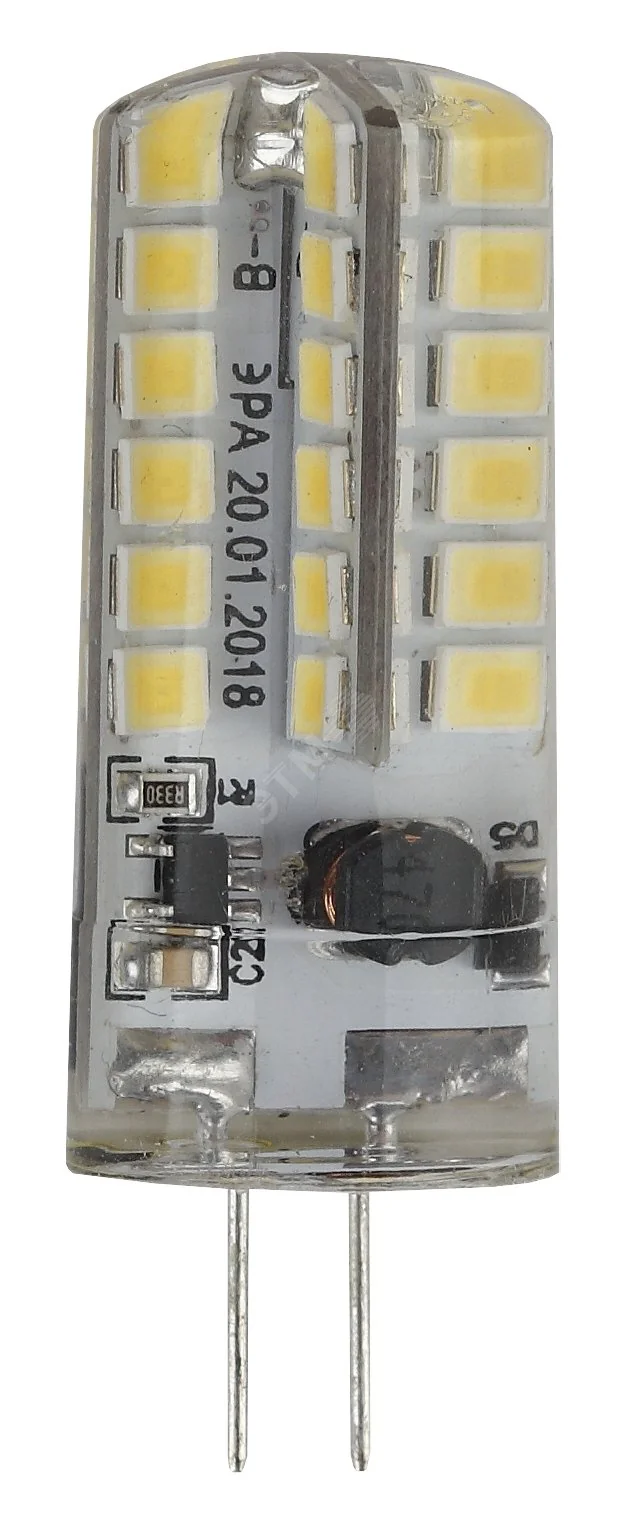Лампочка светодиодная STD LED JC-3,5W-12V-840-G4 G4 3,5Вт капсула нейтральный белый свет Б0033196