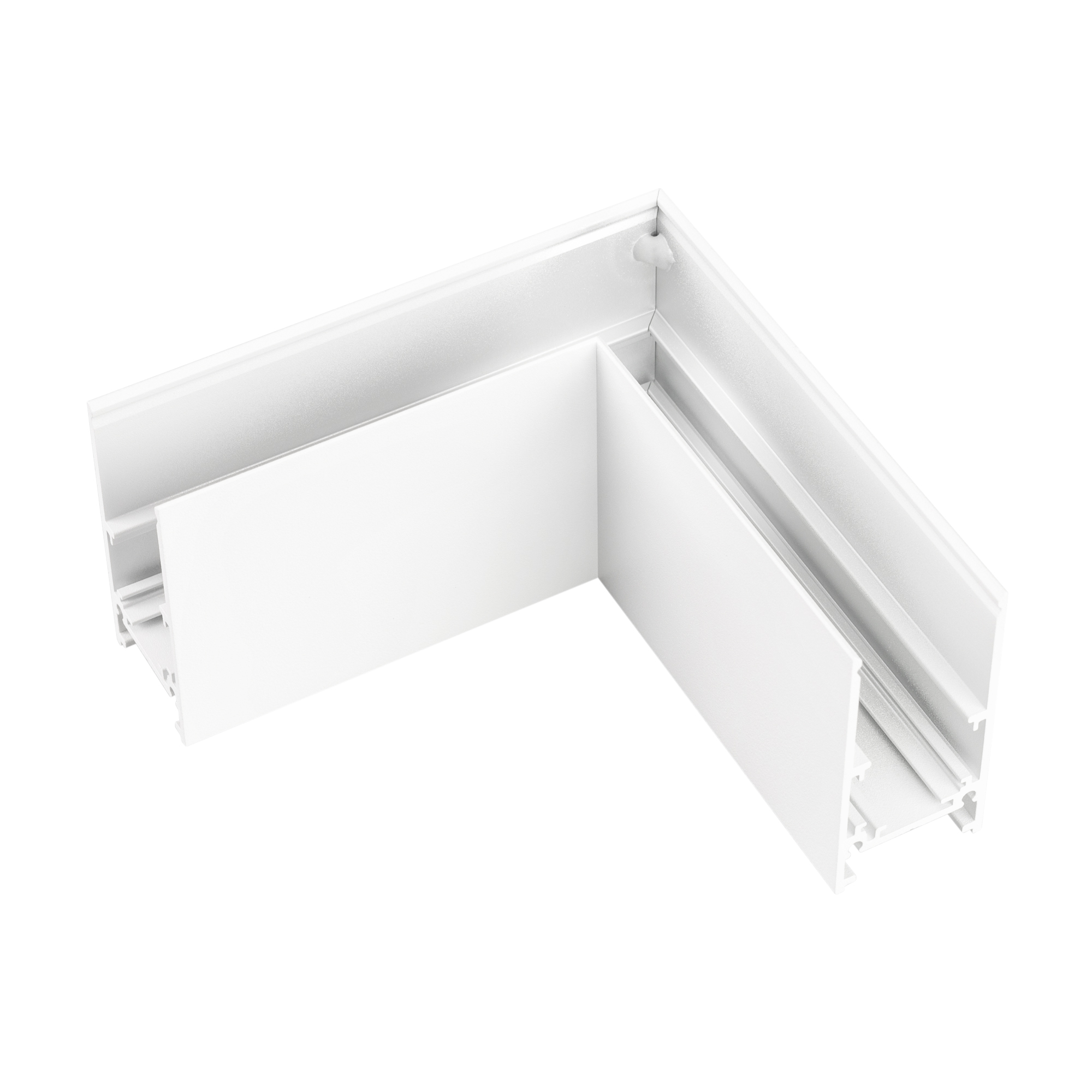 Коннектор угловой MAG-ORIENT-CON-2652-L90 (WH) 035810 - Угловой коннектор для трека MAG-ORIENT. DC48V. Материал алюминий, цвет белый. Размеры 100x100x26x52мм. Аксессуары для соединения с треком приобретаются отдельно.