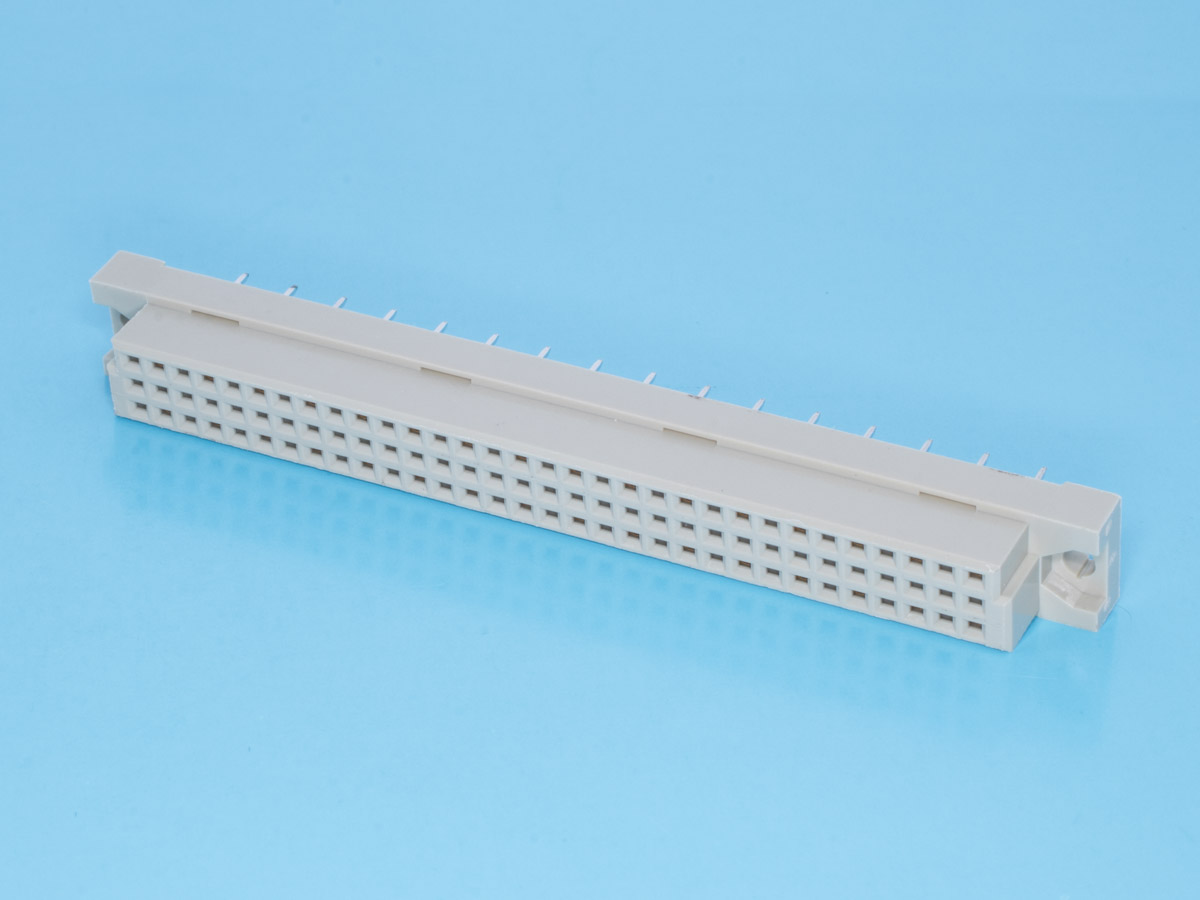 612C-32F-E2 - Разъем DIN 41612 32 контакта, гнездо, длина контакта 4,0мм, четный, 3 ряда