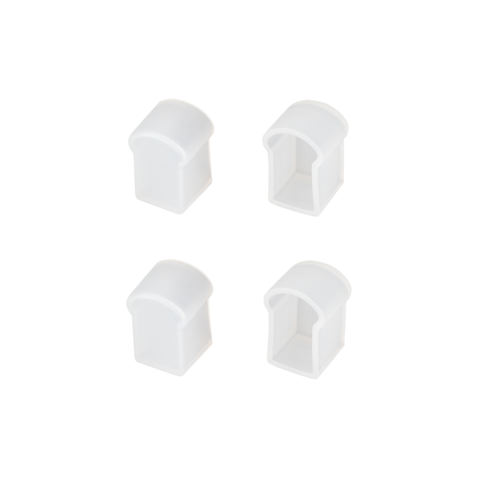 Заглушка WPH-FLEX-0817-SIDE WHITE глухая 040852 - Заглушка глухая для силиконового профиля WPH-FLEX-0817-SIDE. Материал - силикон. В комплекте 4 заглушки.