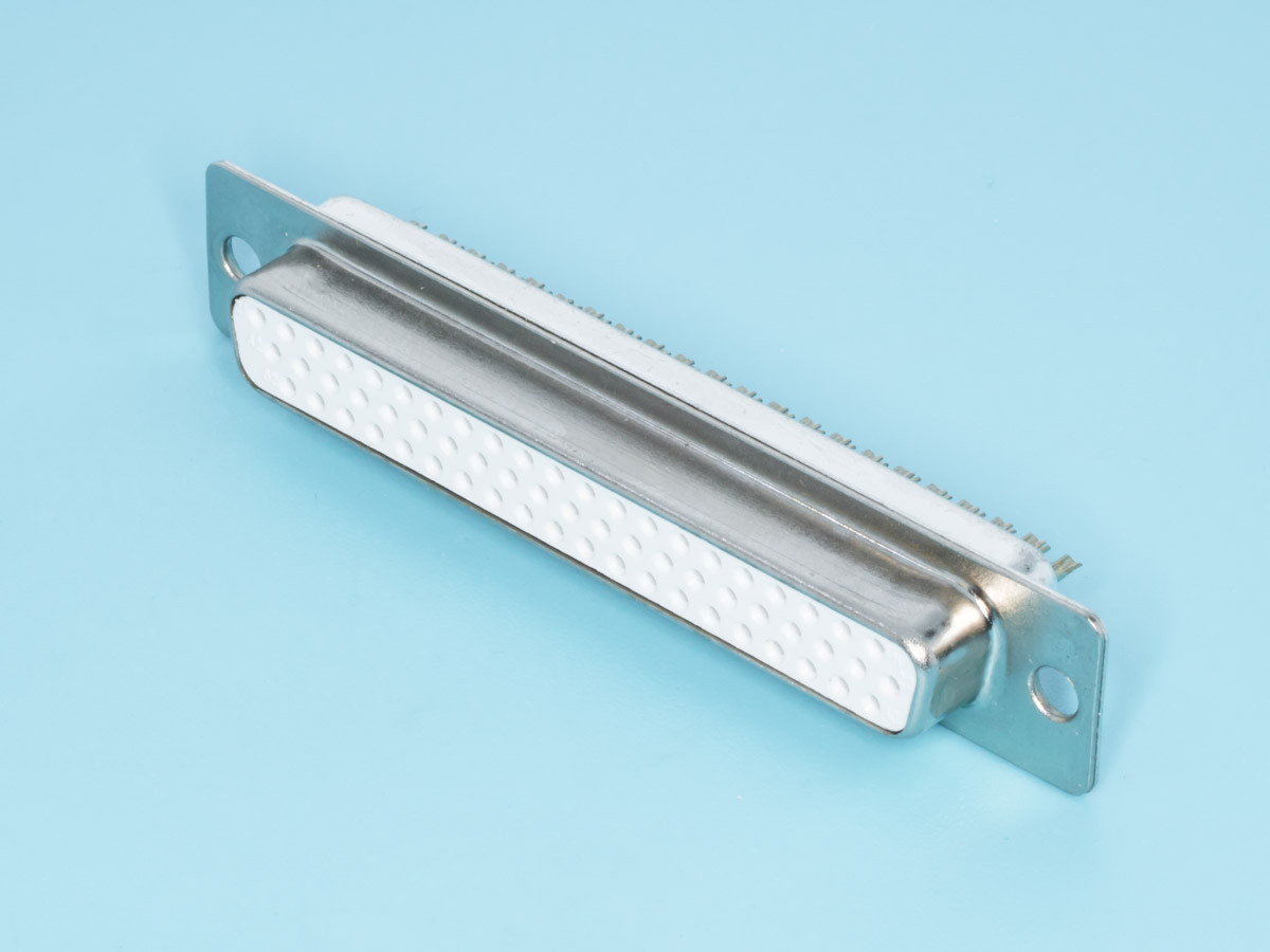 DHS-62F - Разъем 62 контакта, гнездо на кабель, пайка