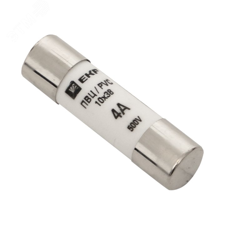 Плавкая вставка цилиндрическая ПВЦ (10х38) 4А EKF
