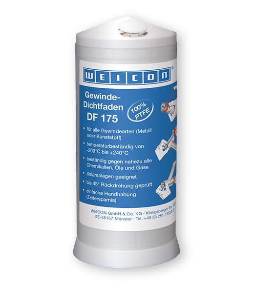 wcn30010175 - 10026655 WEICON Нить для уплотнения резьбы DF 175 (175 м) с PTFE