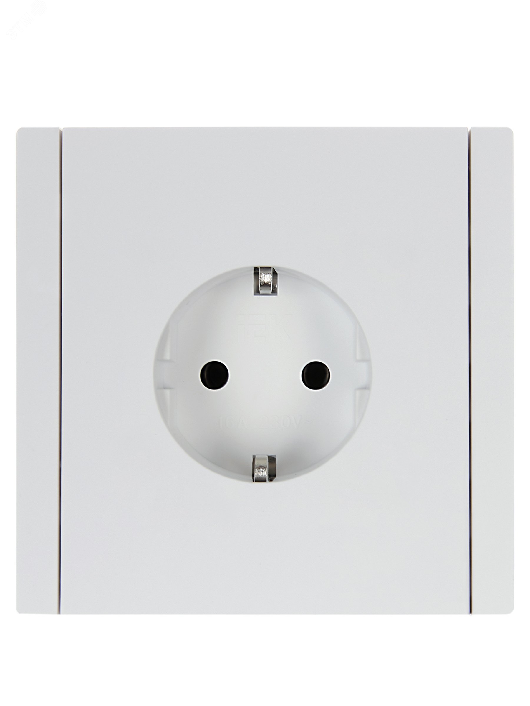 Розетка СП FORTE&PIANO FP216 16А с заземл. без защ. шторок винт. крепл. бел. IEK FP-R11-16-K01