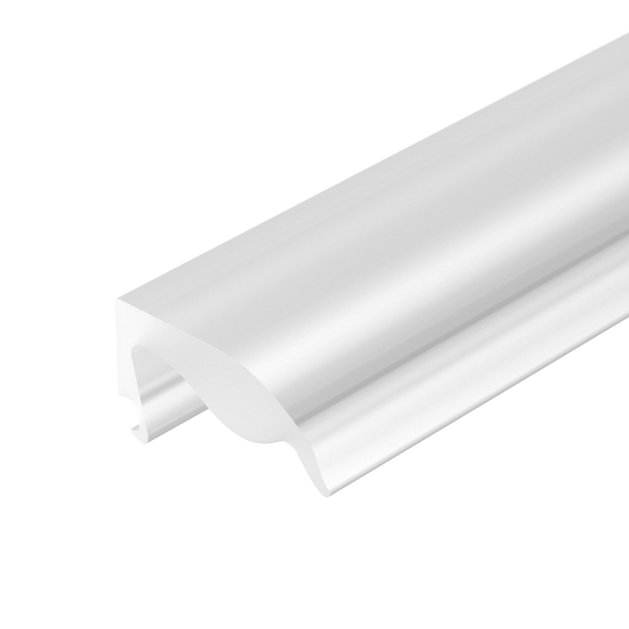 Экран ARH-PLINTUS-2000 Opal 026606 - Матовый экран для профиля ARH-PLINTUS. Плоский, длина 2000мм. Цена за 1 м.