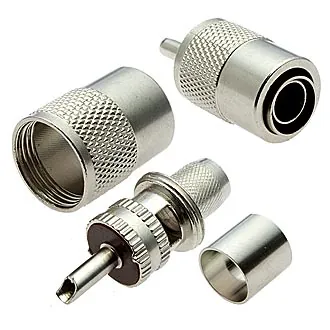 UHF-C8P - Разъем высокочастотный штекер UHF, обжим на кабель RG8