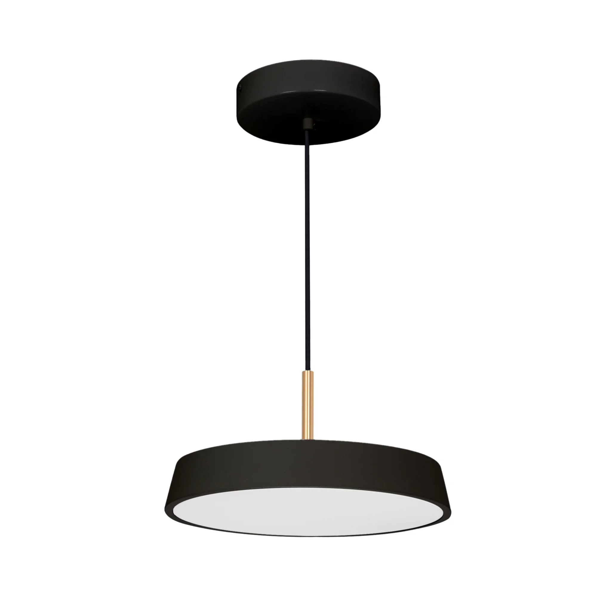 Светильник SP-ELEGANT-R300-17W Day4000 BK 120 deg 230V IP20 металл 3 года