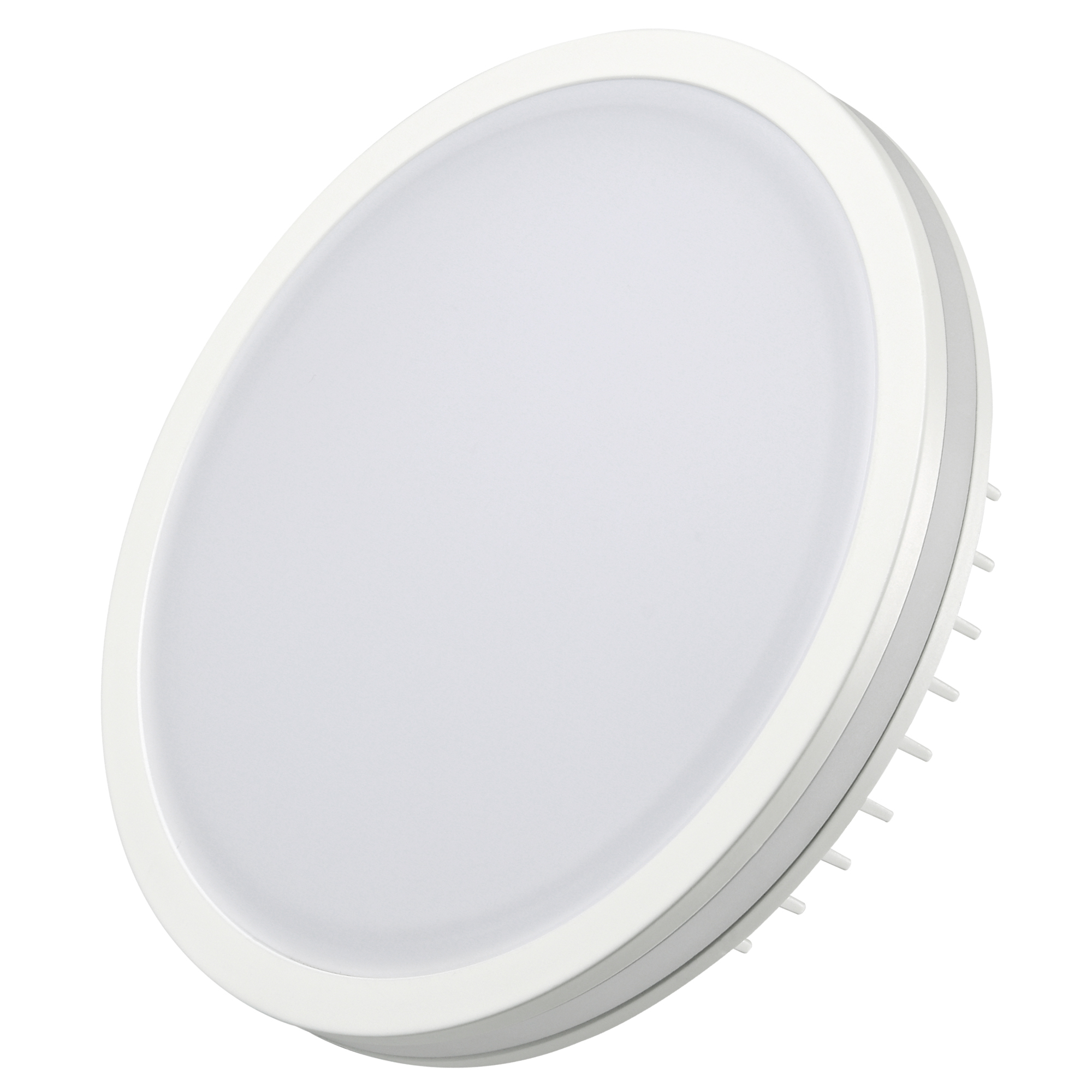Светодиодная панель LTD-135SOL-20W Warm White 020712 - Круглый светильник с контурным свечением. Корпус IP44 белый + вставка поликарбонат PC. Цвет ТЕПЛЫЙ БЕЛЫЙ 3000К, св.поток 1400-1600 лм, угол 120°+180°. Питание 180-240VAC, 20Вт. Драйвер в комплекте 500